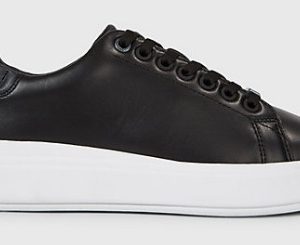 CALVIN KLEIN - Sneaker Raised Donna in Pelle Nere