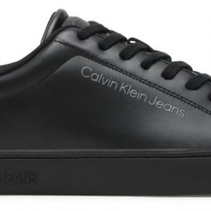 CALVIN KLEIN JEANS - Sneaker Uomo Casual in Pelle Nere