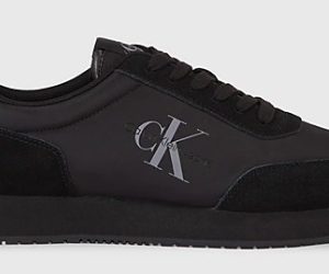 CALVIN KLEIN JEANS - Sneaker Uomo Retro Runner Su-Ny Triplo Nero