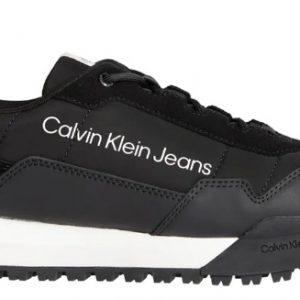 CALVIN KLEIN JEANS - Sneaker Uomo Toothy Runner Laceup Nere