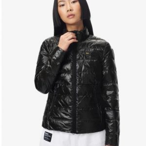 BLAUER - Piumino Donna in Nylon Lucidio Ella Nero