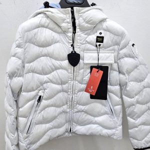 BLAUER - Piumino Kids con Taschino Bianco