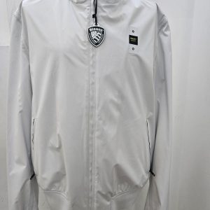 BLAUER - Giubbino Corto Nastrato Bianco