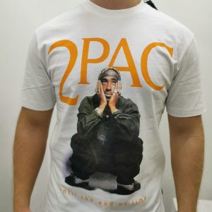 ONLY&SONS - T-Shirt Uomo 2PAC Bianca