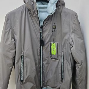 BLAUER - Piumino Uomo Reversibile Termosaldato Donald Grigio