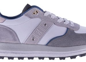 BLAUER - Scarpe Uomo Running Nash Bianco/Grigio