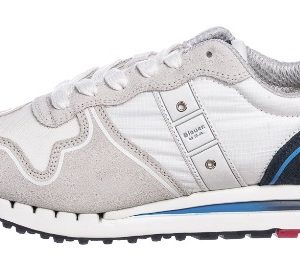 BLAUER - Scarpe Uomo Quartz Bianco/Rosso/Navy
