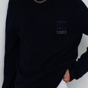 TOMMY HILFIGER - Maglione Uomo Nero