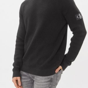 CALVIN KLEIN JEANS - Maglione Girocollo Uomo Nero