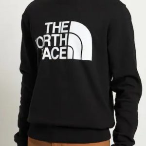 THE NORTH FACE - Felpa Standard Crew da Uomo Nero