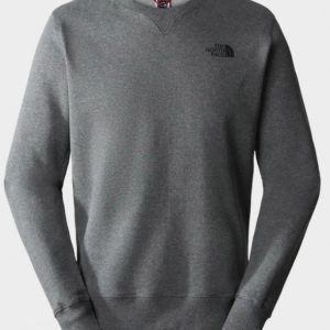 THE NORTH FACE - Felpa Simple Dome Crew da Uomo Grigio