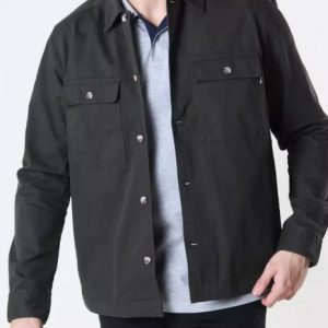 ONLY & SONS - Camicia Uomo Twill Overshirt Nero