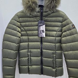 REFRIGIWEAR - Mead Fur Jacket Donna Verde Scuro