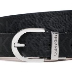 CALVIN KLEIN - Cintura da Donna Ck Must Buckle Rev 2.5 Nero