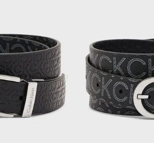 CALVIN KLEIN - Cintura da Donna Ck Must Reversible 2.5 Nero