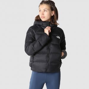 THE NORTH FACE - Giacca in Piumino con Cappuccio Hyalite da Donna Nero