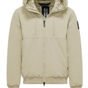 BOMBOOGIE - Bomber Imbottito con Cappuccio Poseidon Chantilly
