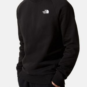 THE NORTH FACE - Felpa Uomo Raglan Red Box Crew Nera