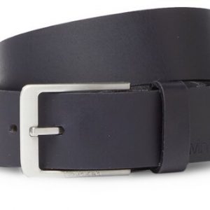 CALVIN KLEIN - Cintura da Uomo in pelle vital 35mm Blu Navy