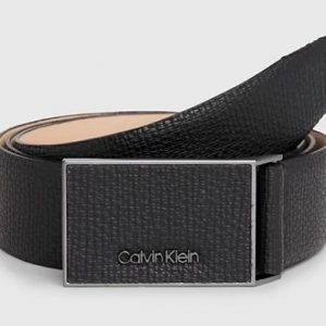 CALVIN KLEIN - Cintura da Uomo in Ecopelle Nero