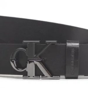CALVIN KLEIN - Cintura da Donna Mono Hardware Split 30MM Nero