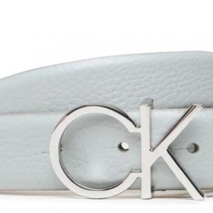 CALVIN KLEIN - Cintura da Donna Re-Lock Ck Logo Belt Bianco