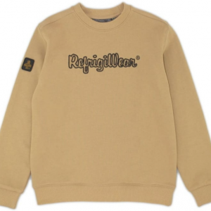 REFRIGIWEAR - Felpa Girocollo Teen Beige