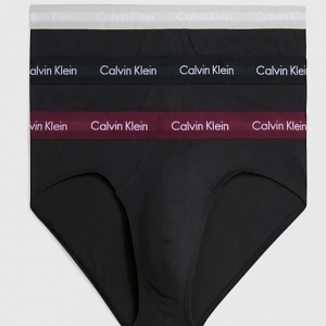 CALVIN KLEIN - Slip Uomo In Confezione Da 3 - Cotton Stretch