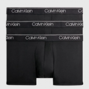CALVIN KLEIN - Boxer Uomo a Vita Bassa in Confezione Da 3 - Micro Stretch Wicking Nero