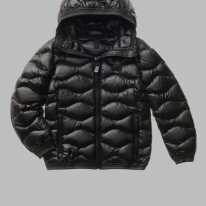 BLAUER - Piumino Bambina Imbottito a Onde Nero
