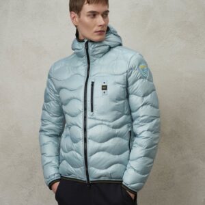 BLAUER -  Piumino Ondina Uomo Wave Acquamarina