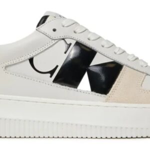 CALVIN KLEIN JEANS - Sneaker Uomo Chunky Cupsole Lth Bianco