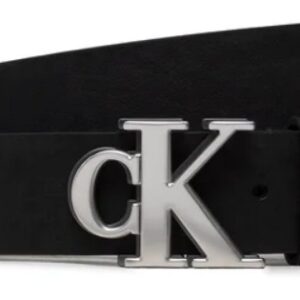 CALVIN KLEIN JEANS- Cintura Uomo Mono Hardware Shadow Belt 35mm Nero