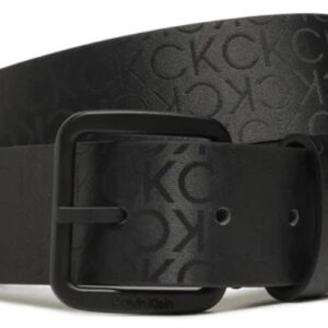 CALVIN KLEIN - Cintura Uomo Concise in Mono 53mm Nero