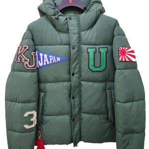 KEJO - Bomber Corto Uomo 200 Grammi con Pech Off Green Forest
