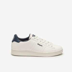 BLAUER - Sneaker Uomo Stringate Bianco/Navy