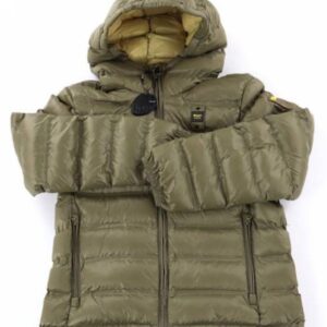 BLAUER - Piumino Baby Imbottito con Chiusura Zip Verde