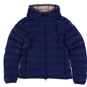 BLAUER - Piumino Bambina Imbottito Ovattato con Chiusura Zip Blu Scuro