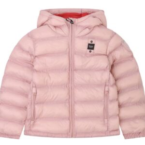 BLAUER - Piumino Bambina Imbottito Ovattato con Chiusura Zip Rosa