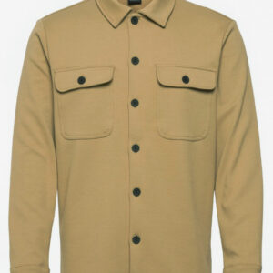 ONLY & SONS - Camicia Uomo Solid Colored Shacket Oliva Scuro/Melange
