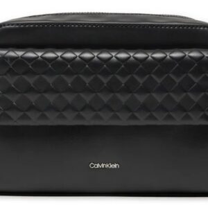 CALVIN KLEIN - Borsa Donna Mini Quilt Camera Bag Nero