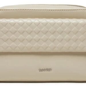CALVIN KLEIN - Borsa Donna Mini Quilt Camera Bag Beige