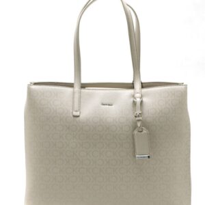CALVIN KLEIN - Borsa Donna Ck Must Shopper Beige