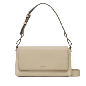 CALVIN KLEIN - Borsa Donna Must Shoulder Bag Beige