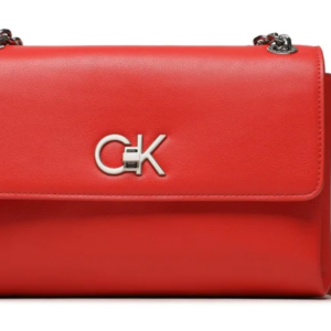 CALVIN KLEIN - Borsa Donna Re-Lock Ew Conv Crossbody Rosso