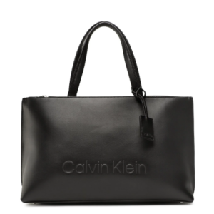 CALVIN KLEIN - Borsa Donna Set Shopper Md Nero
