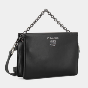 CALVIN KLEIN - Borsa Donna Sculpted Pouch W/Strap23 Nero