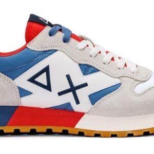 SUN 68 - Scarpe Uomo Jaki Bicolor Bianco/Avio