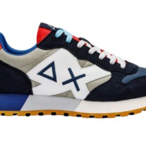 SUN 68 - Scarpe Uomo Jaki Bicolor Navy Blue/Grigio chiaro