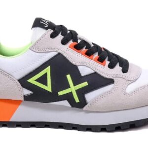 SUN 68 - Scarpe Uomo Jaki Fluo Bianco